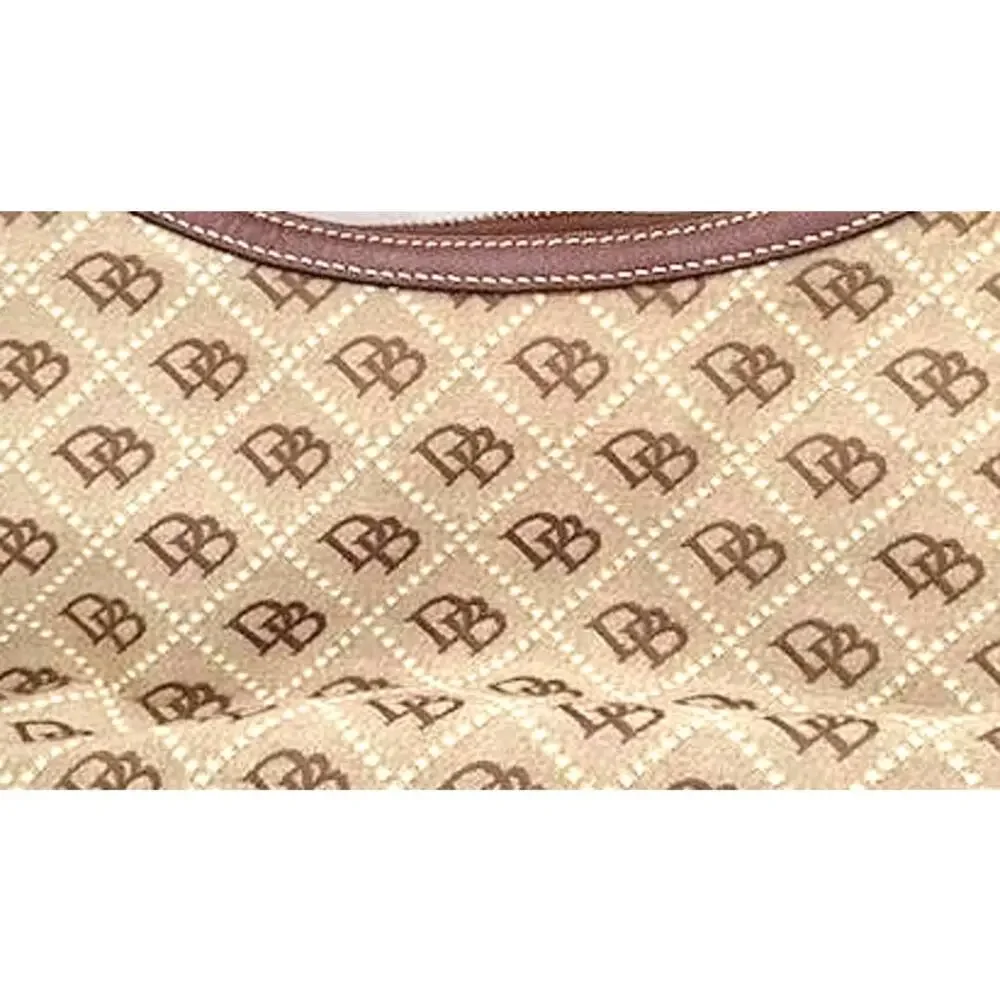 Dooney & Bourke Canvas Monogram Shoulder Mini Handbag Vintage - Picture 6 of 10